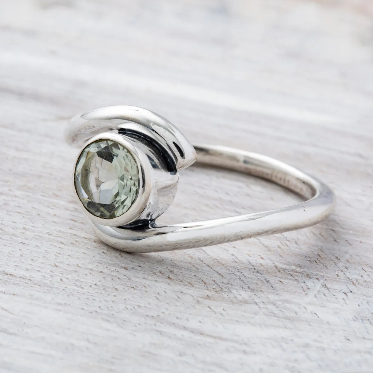 Prasiolite "Blair" Ring