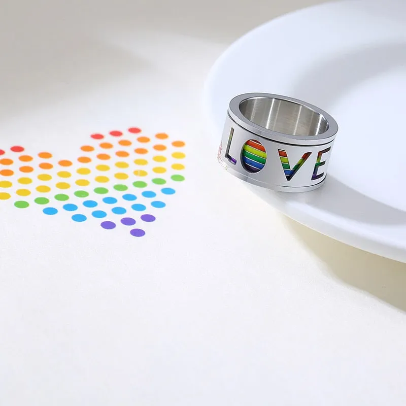 Pride Love Spinner Ring