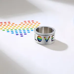 Pride Love Spinner Ring
