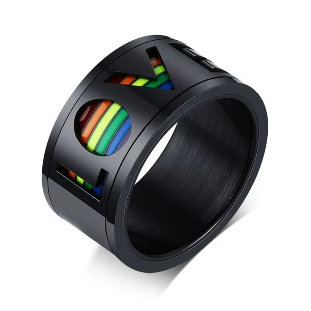 Pride Love Spinner Ring