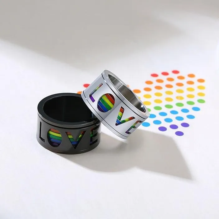 Pride Love Spinner Ring