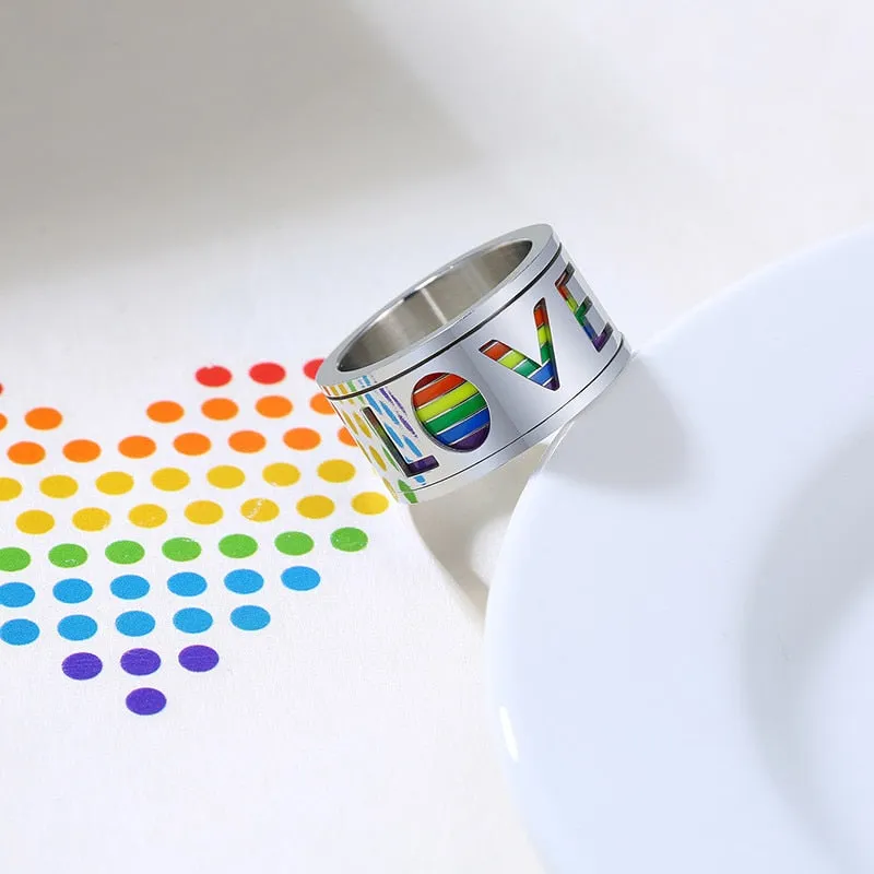 Pride Love Spinner Ring