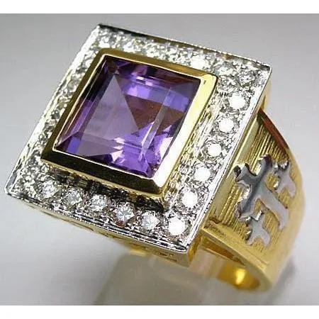 Princess Amethyst Bishop Ring