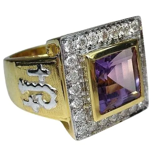 Princess Amethyst Bishop Ring