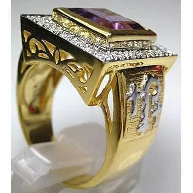 Princess Amethyst Bishop Ring