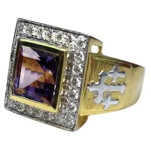 Princess Amethyst Bishop Ring