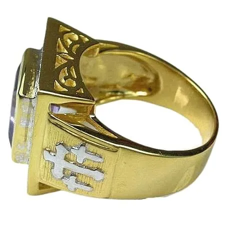 Princess Amethyst Bishop Ring