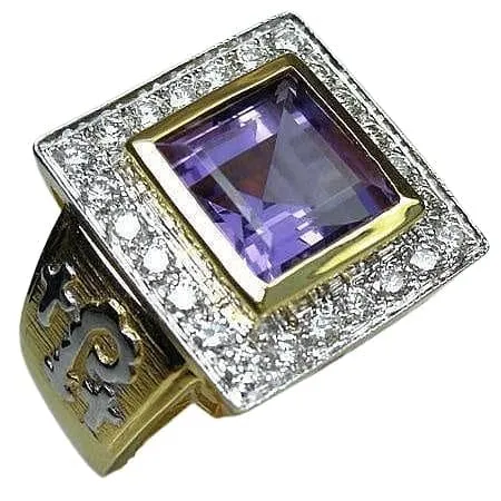 Princess Amethyst Bishop Ring