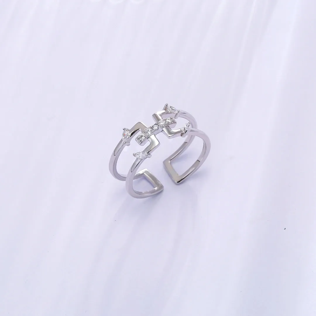 Promise Statement Ring Jasmine Breeze Collection Designed by Golnaz Niazmand