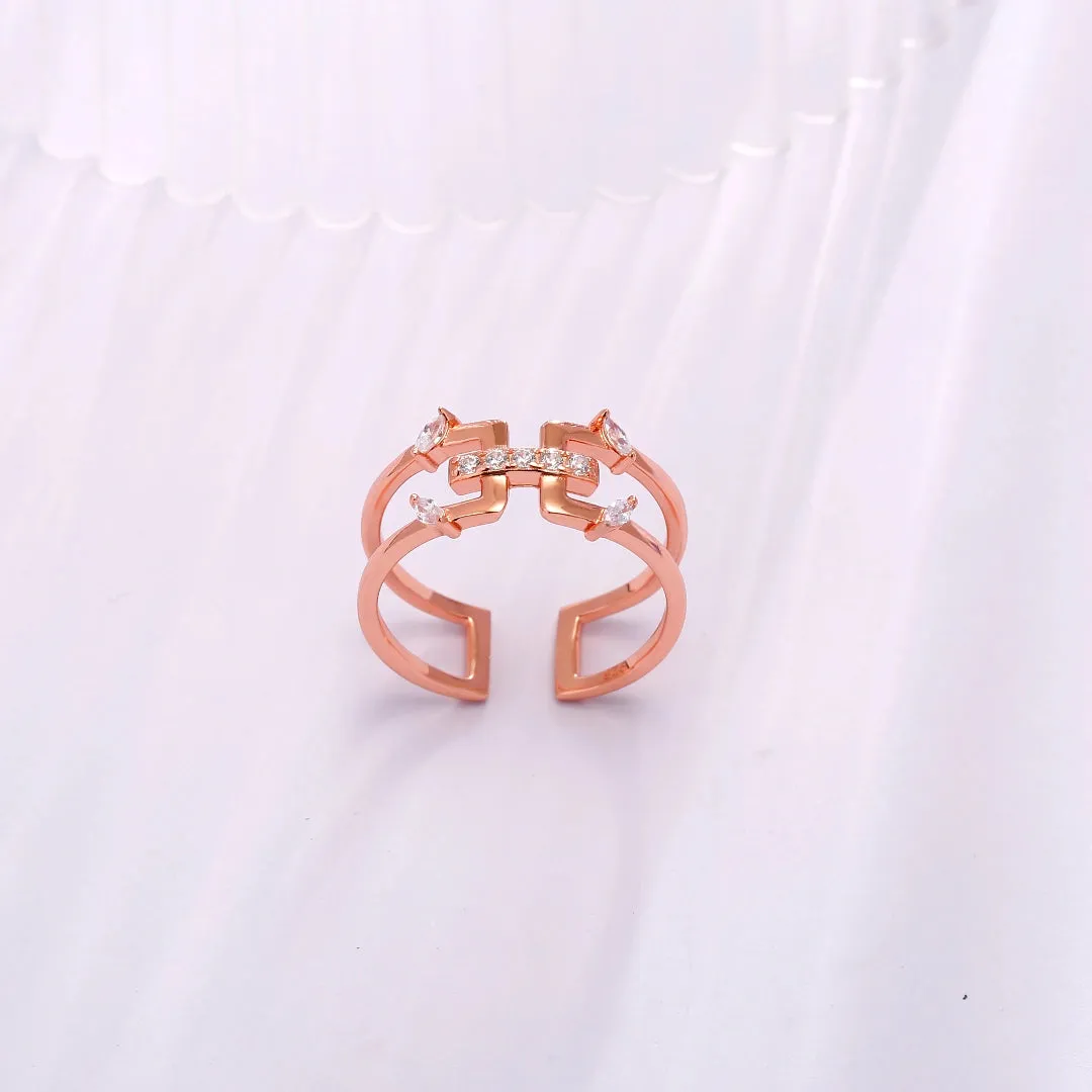 Promise Statement Ring Jasmine Breeze Collection Designed by Golnaz Niazmand