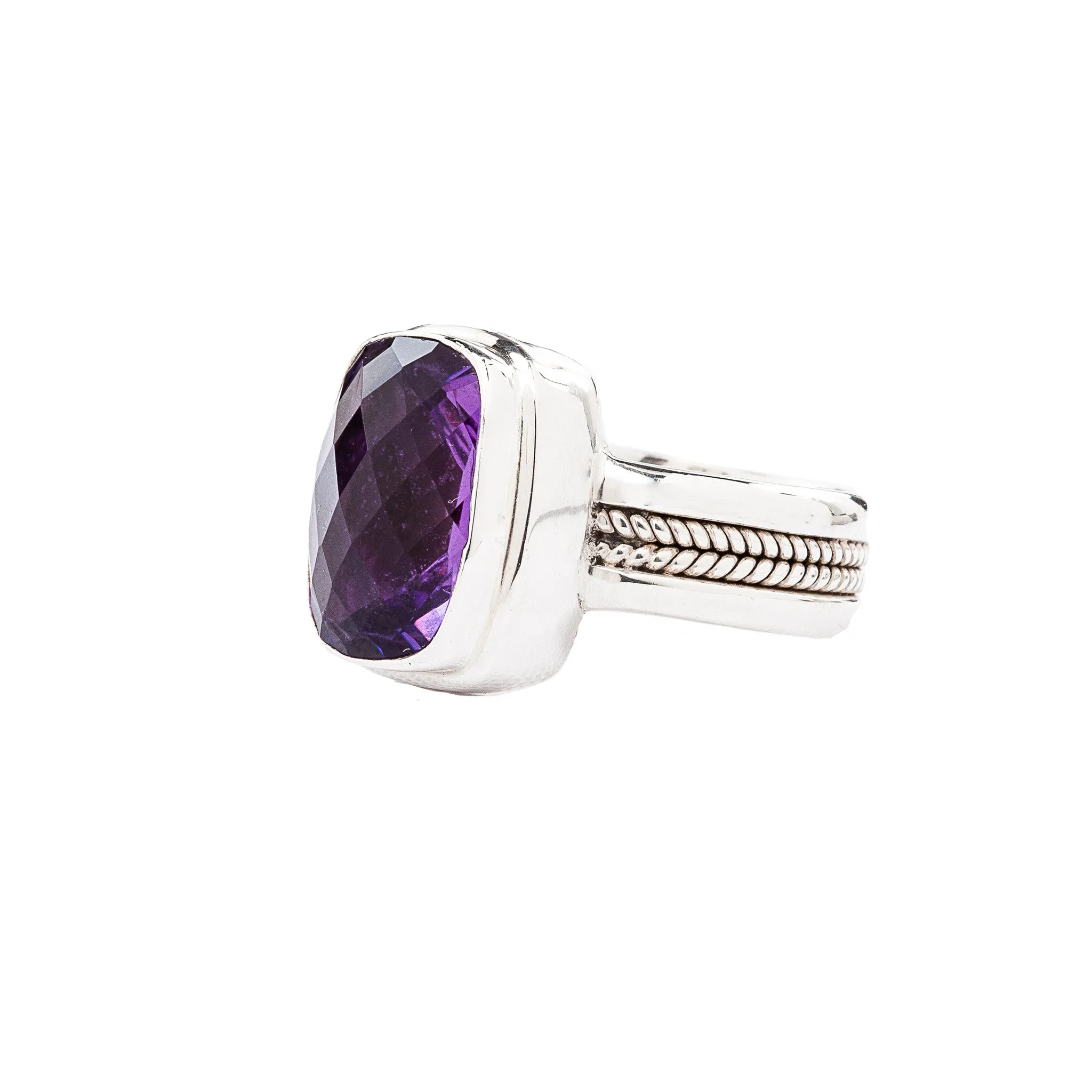 Purple Please Amethyst in Sterling Silver