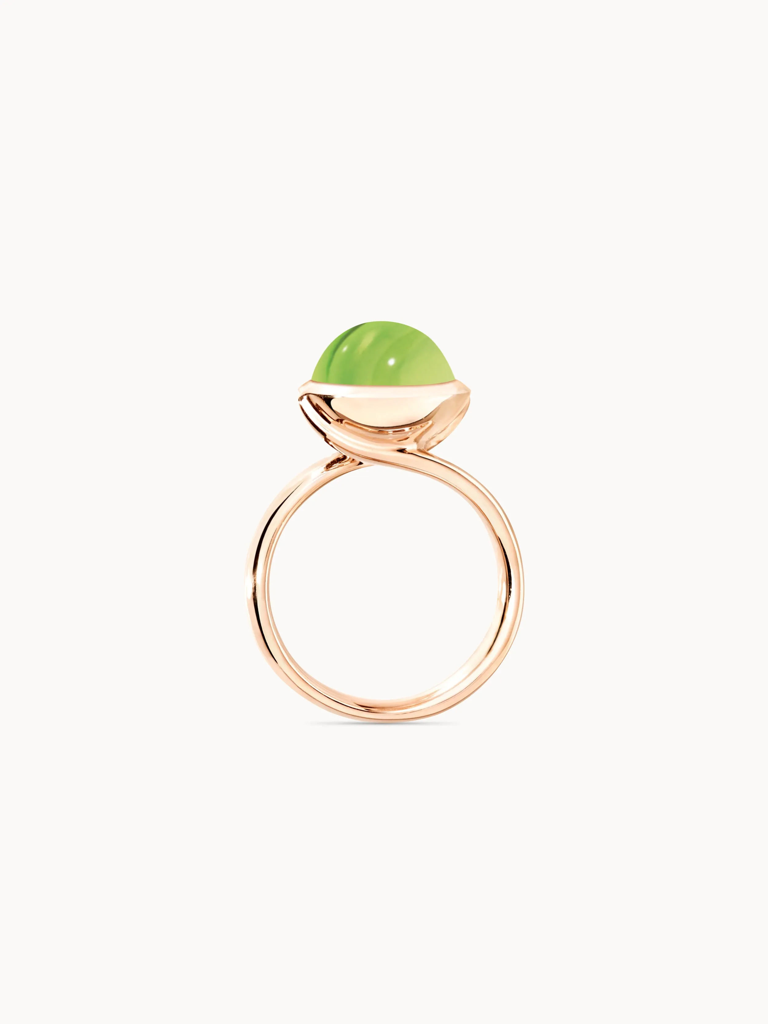 Ring BOUTON large Peridot Peridot