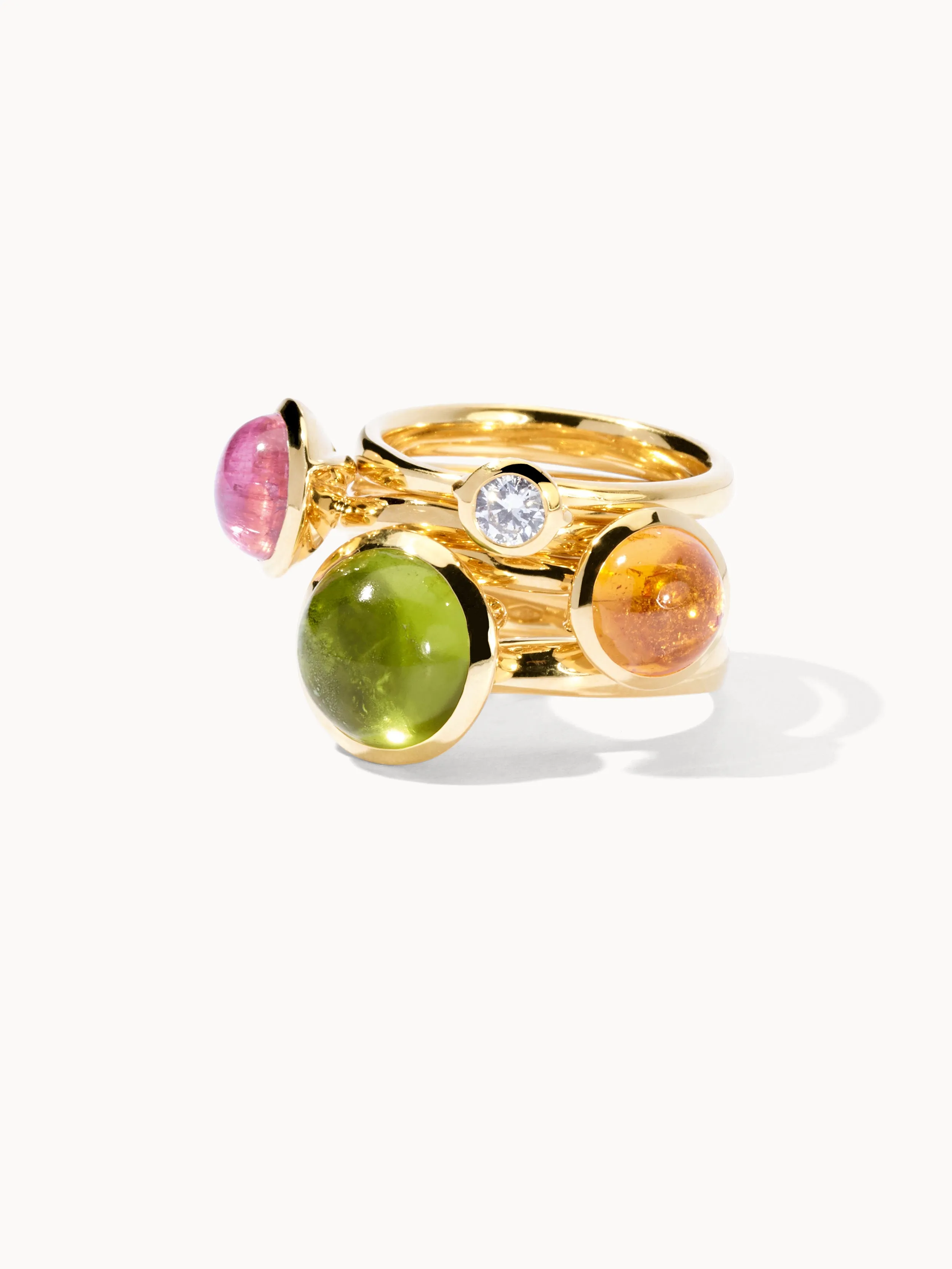 Ring BOUTON large Peridot