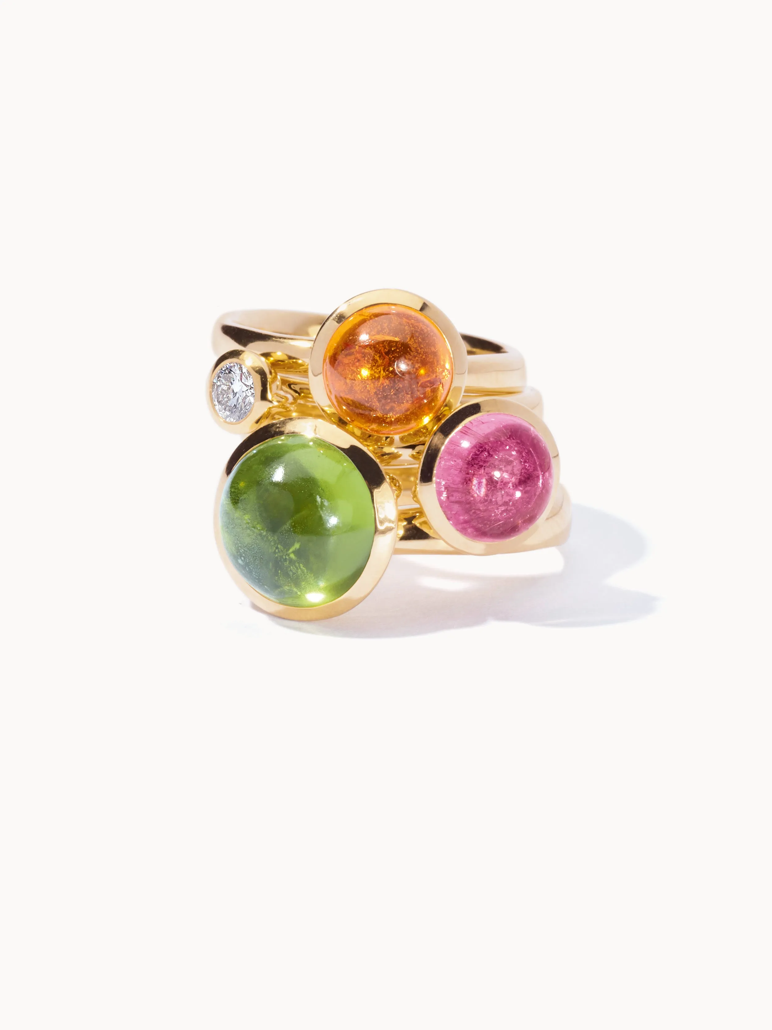 Ring BOUTON large Peridot