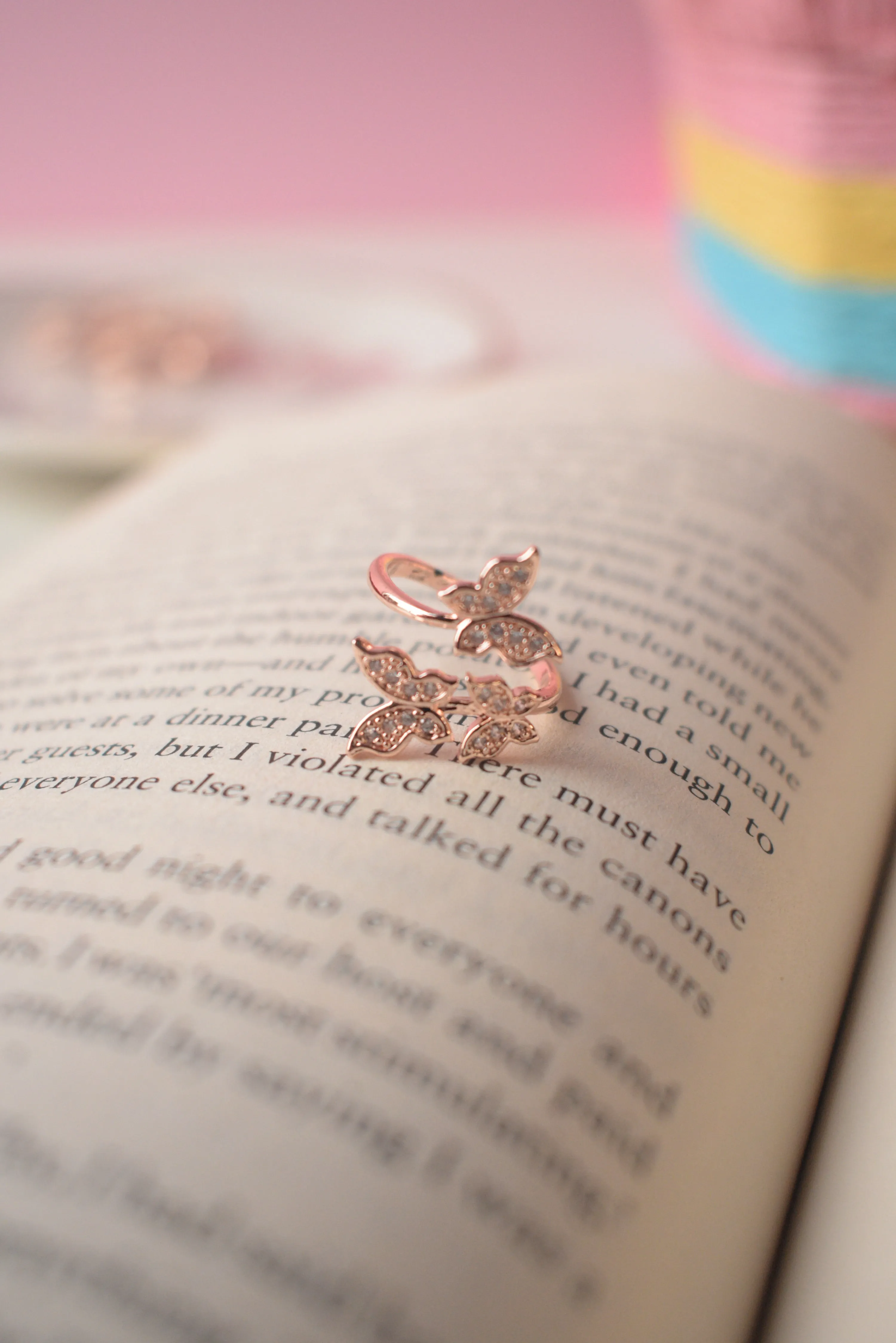 Rose Gold Cocktail Rings (Adjustable)