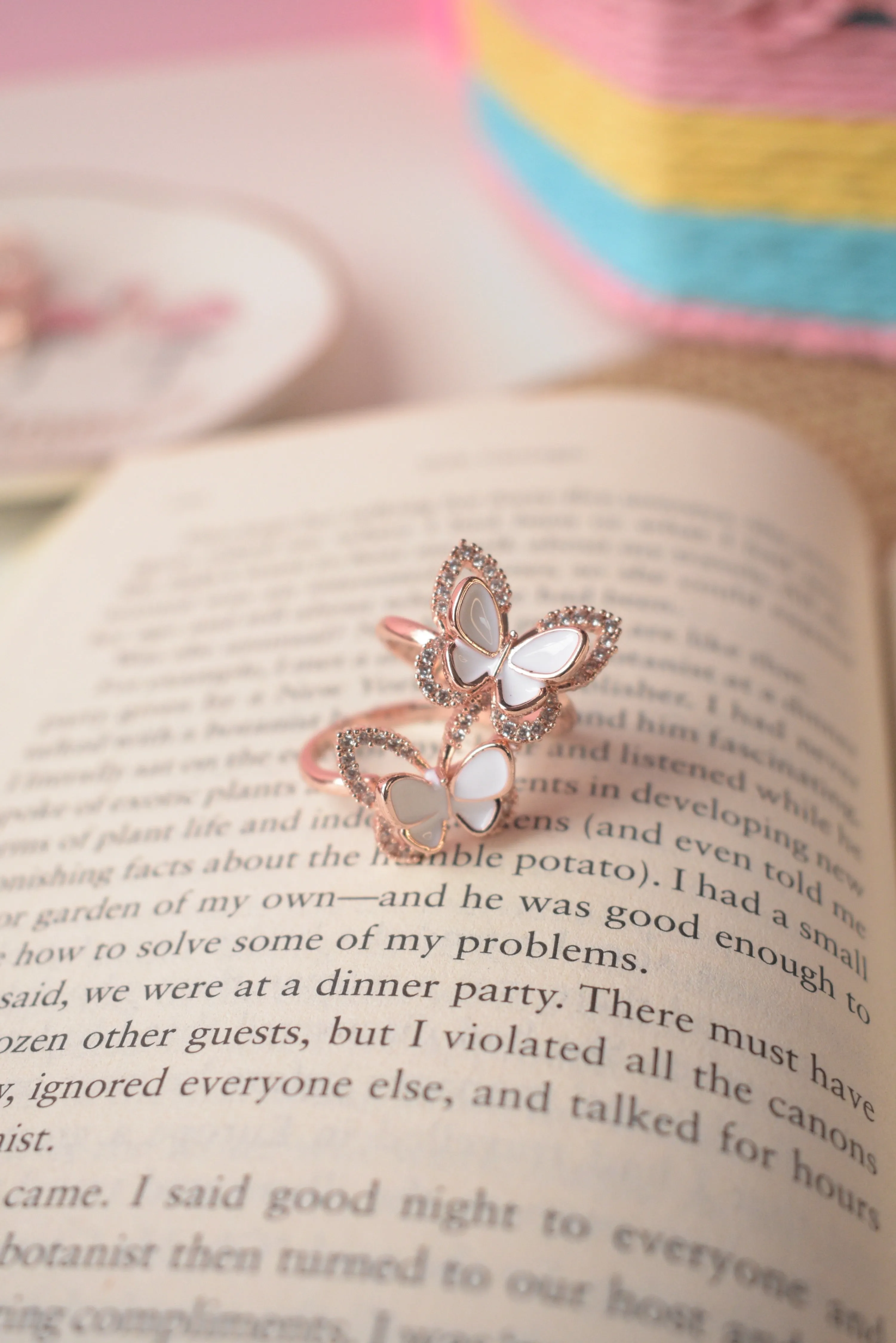 Rose Gold Cocktail Rings (Adjustable)