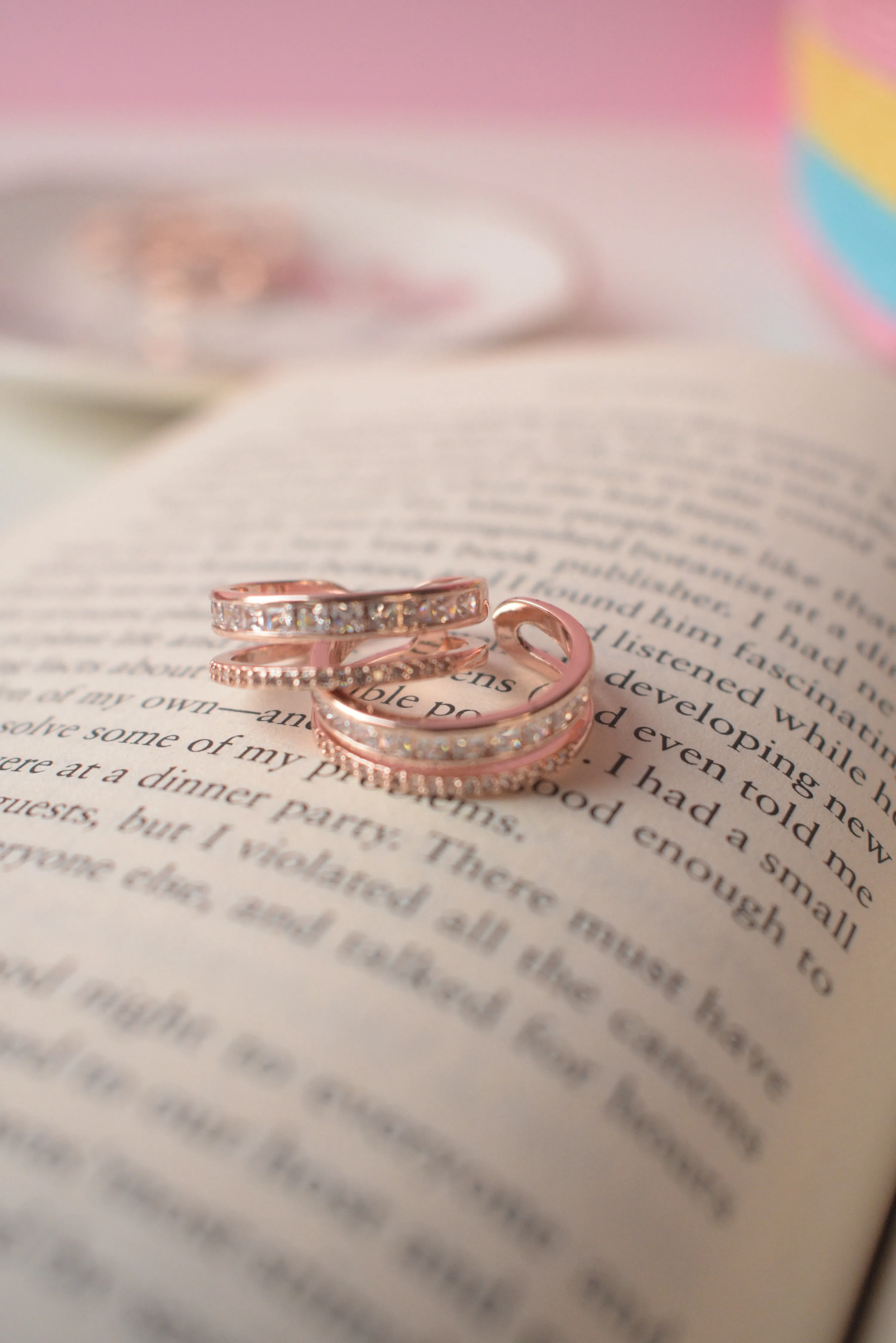 Rose Gold Cocktail Rings (Adjustable)