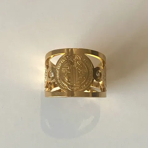 Saint Benedict Medal Ring