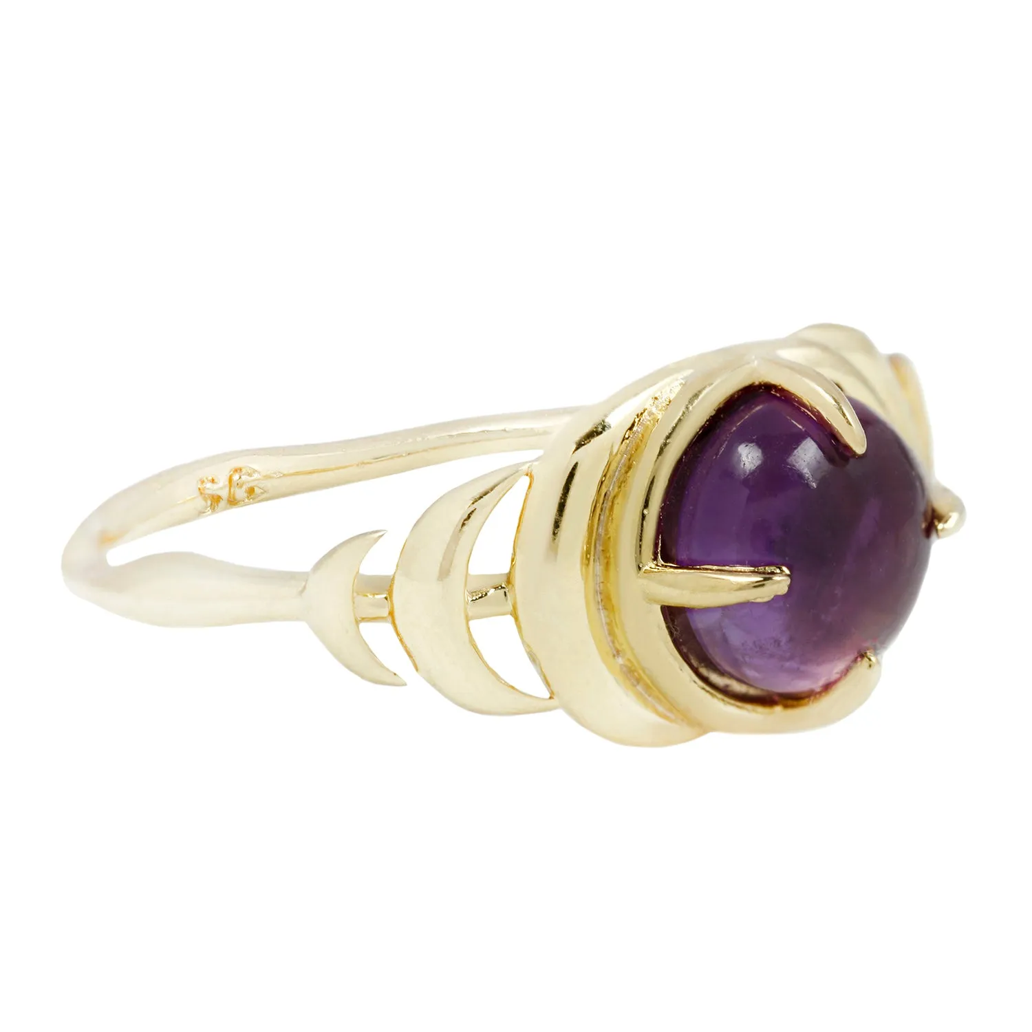Seven Moons Ring in Amethyst