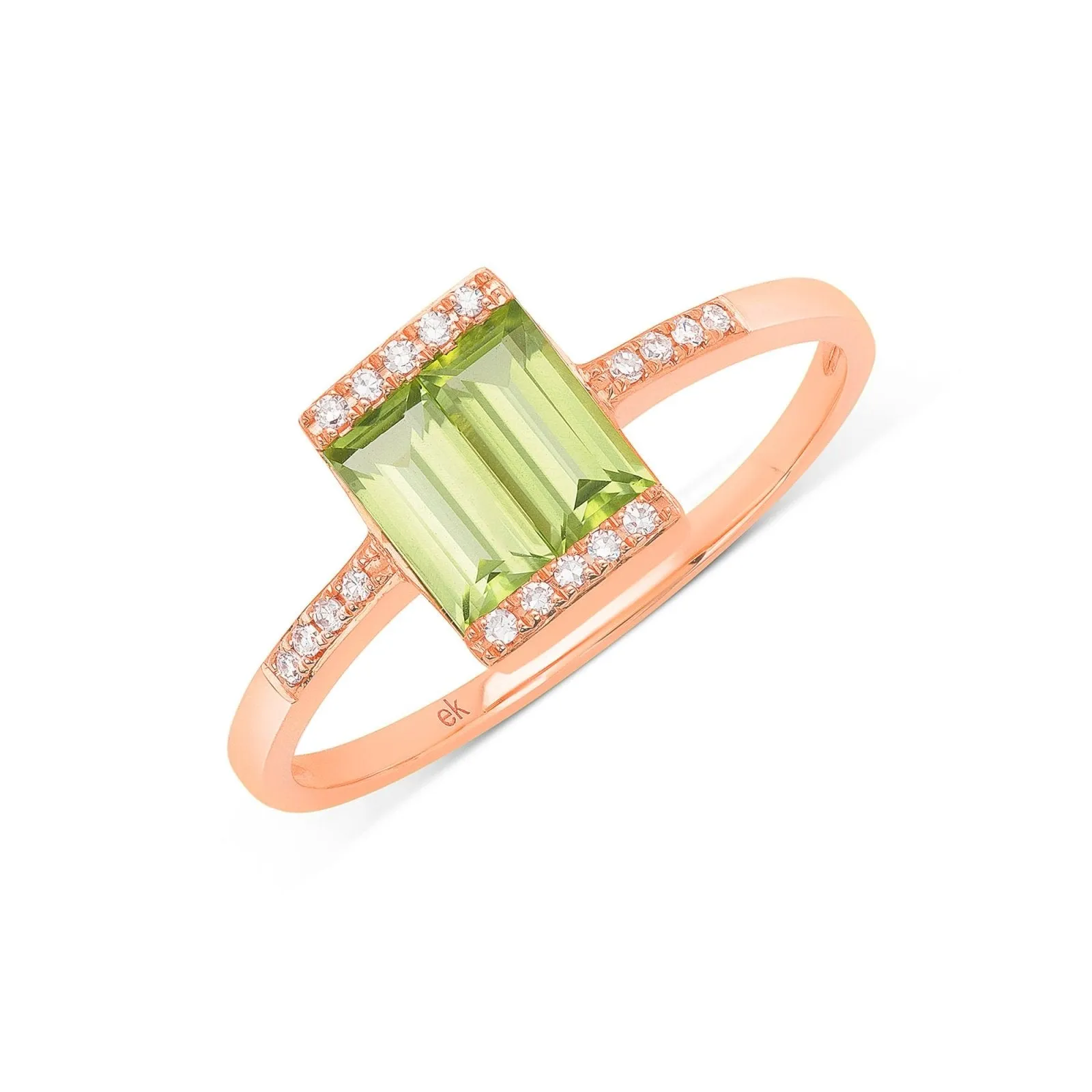 Shine Peridot Ring