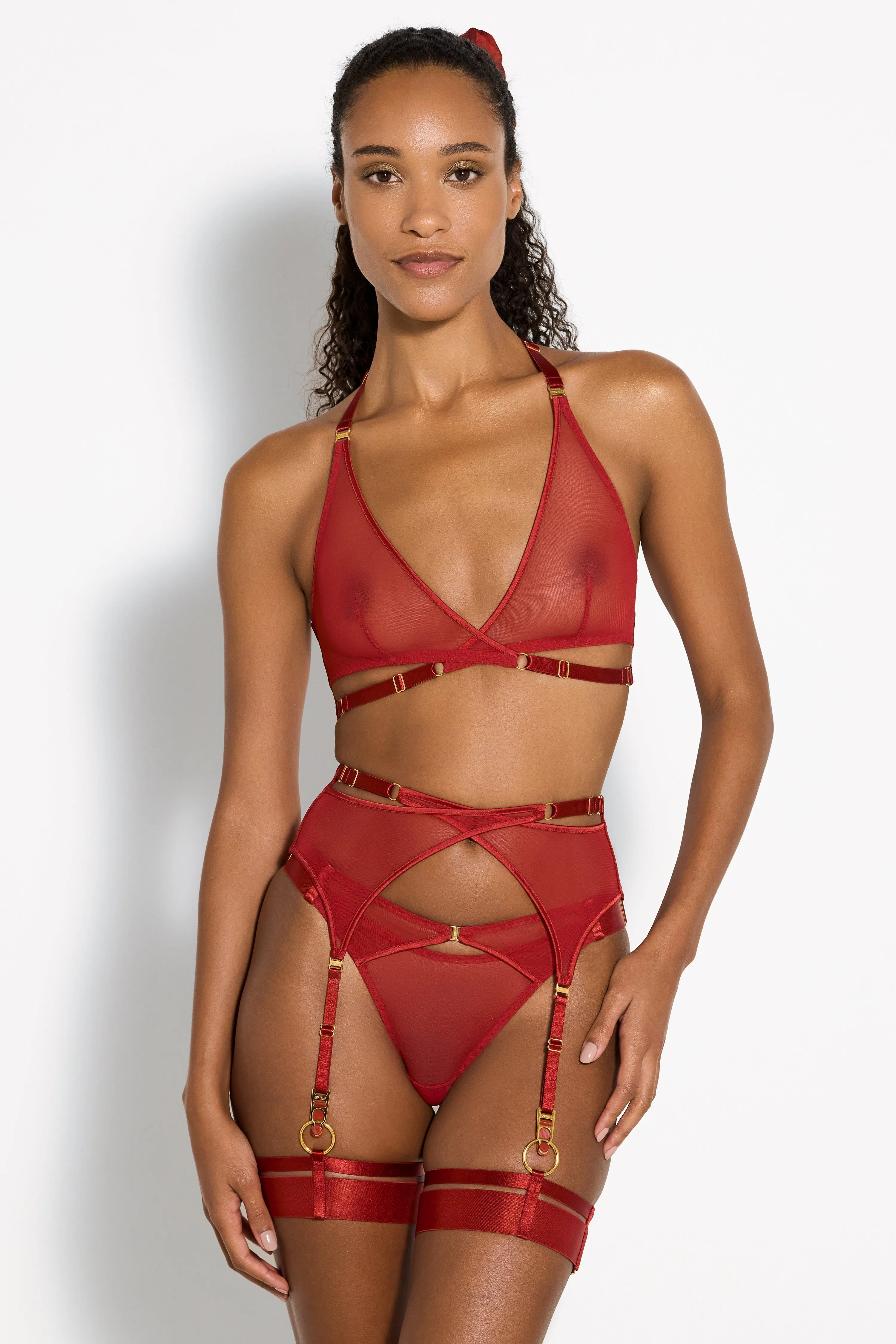 Signature Wide Strap Garters (Pair)