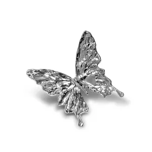 Single Butterfly HOPE Ring  Sterling