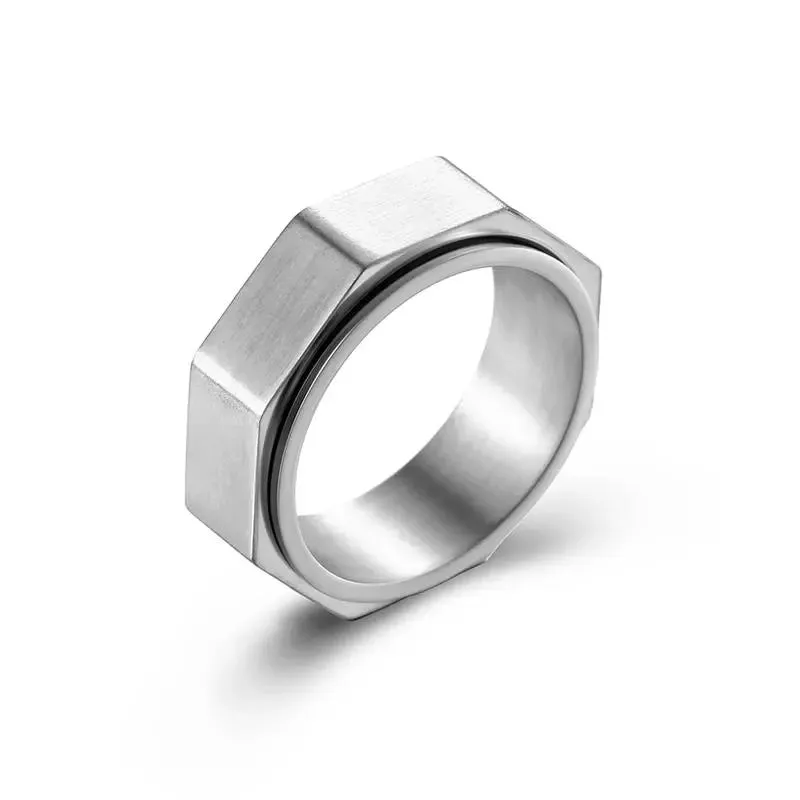Size 10 Spinning fidget ring