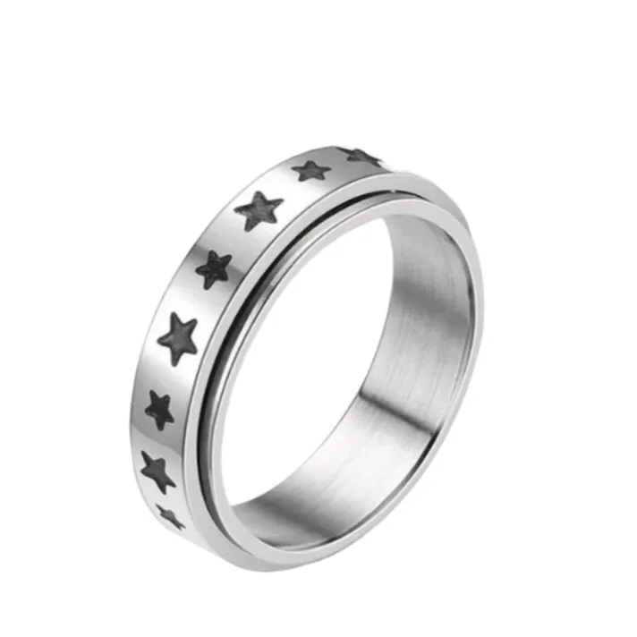 Size 10 Spinning fidget ring