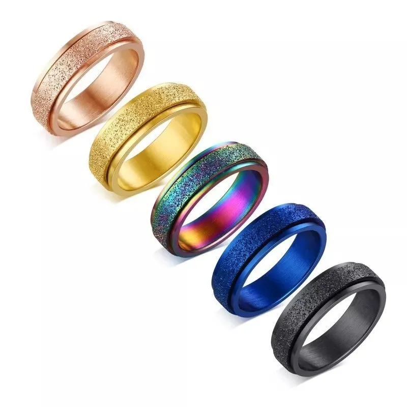Size 11 Spinning fidget ring