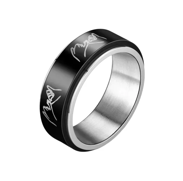 Size 11 Spinning fidget ring