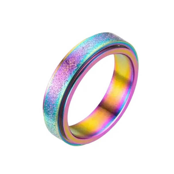 Size 12 Spinning fidget ring