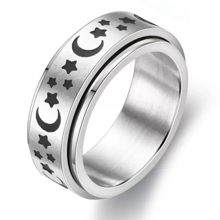 Size 13 Spinning fidget ring