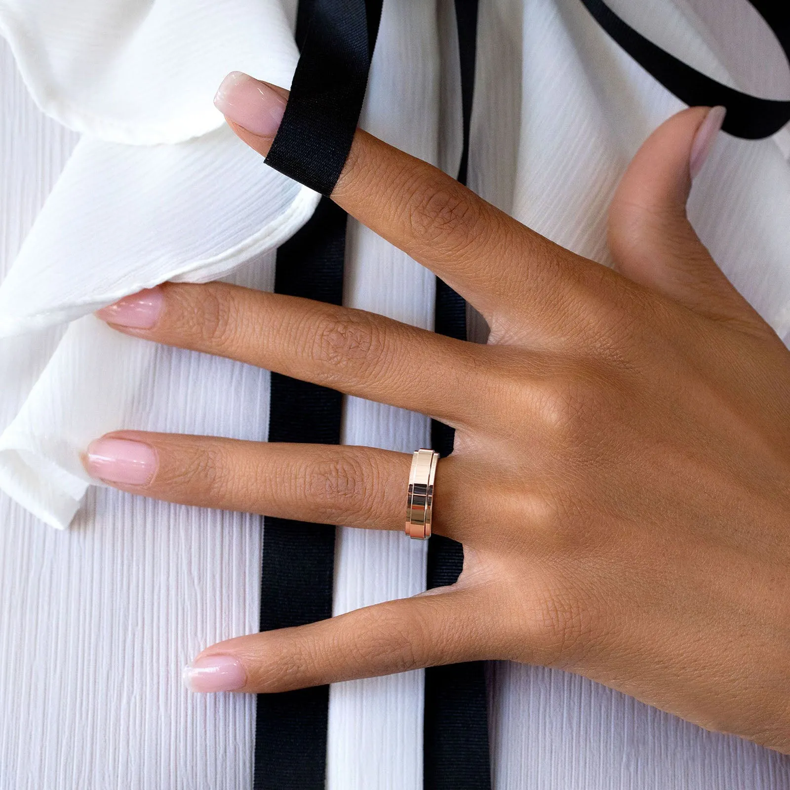 Size 5 Spinning fidget ring