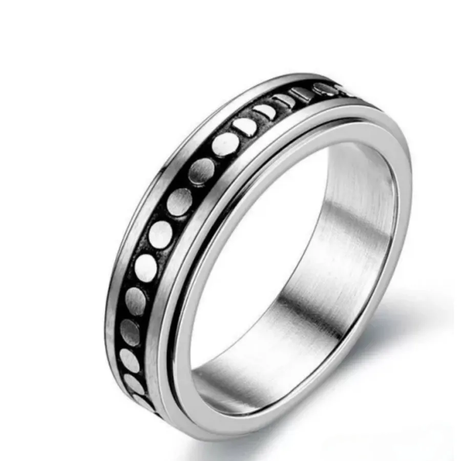 Size 5 Spinning fidget ring