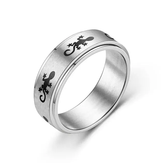 Size 6 Spinning fidget ring