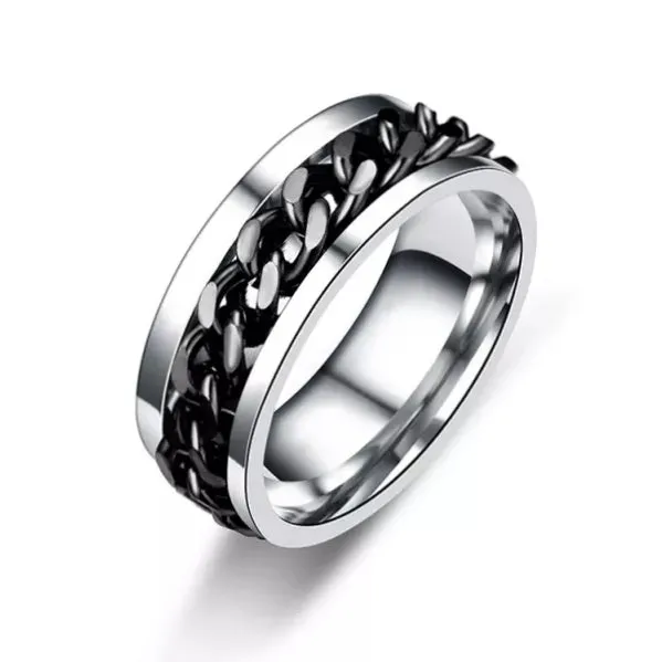 Size 6 Spinning fidget ring