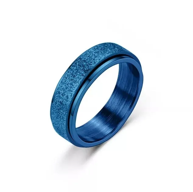 Size 6 Spinning fidget ring