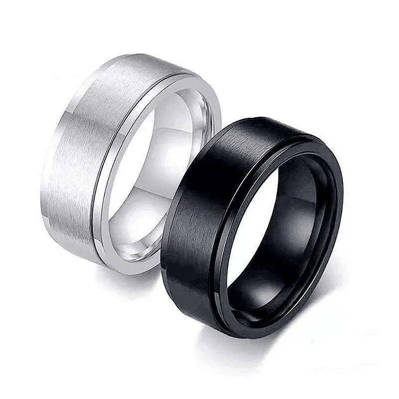 Size 6 Spinning fidget ring