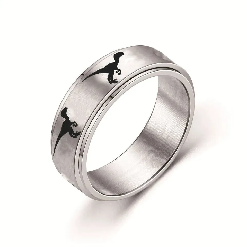 Size 6 Spinning fidget ring