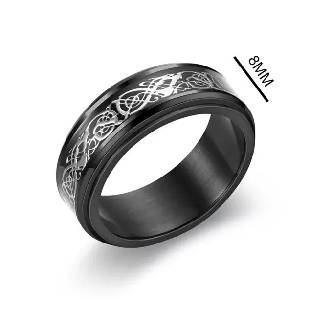 Size 6 Spinning fidget ring