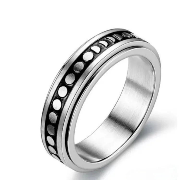 Size 6 Spinning fidget ring