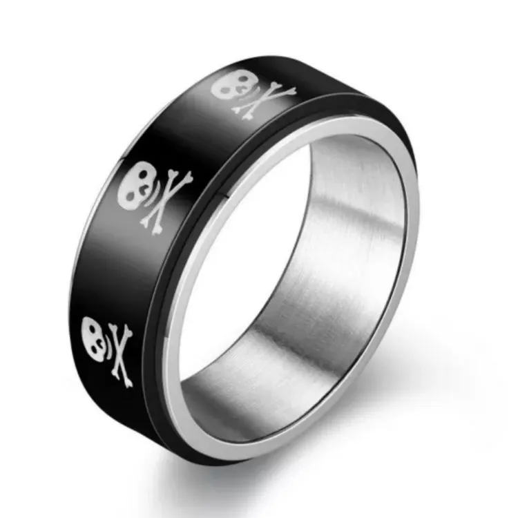 Size 6 Spinning fidget ring