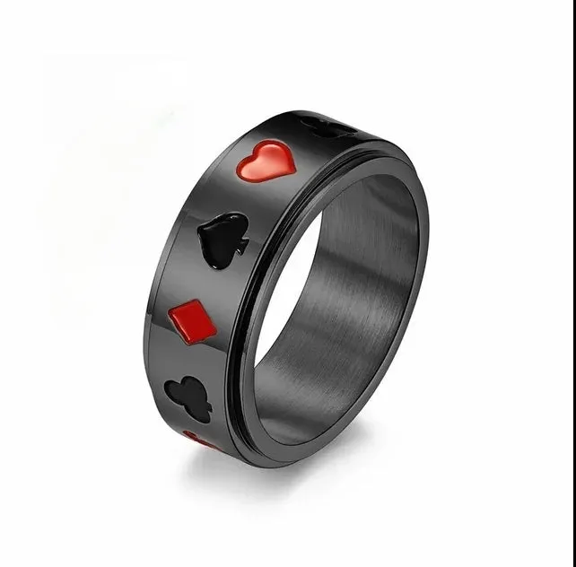 Size 9 Spinning fidget ring