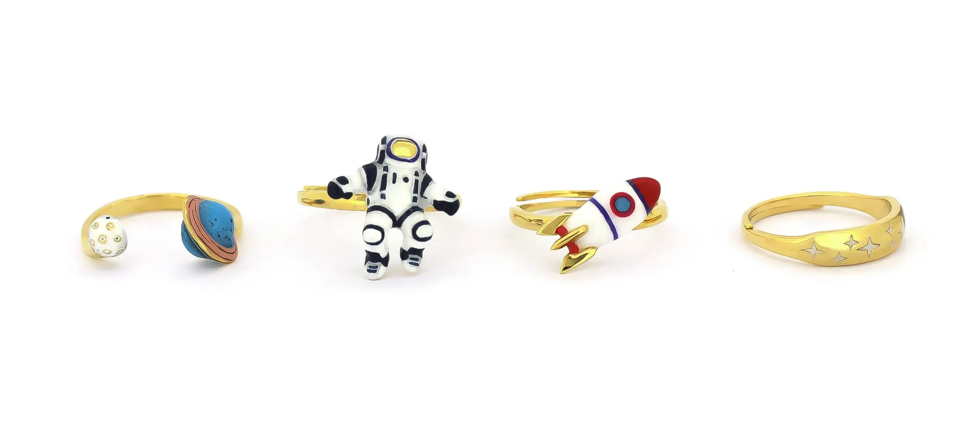 Space Walker Stacking Ring | Happy Story