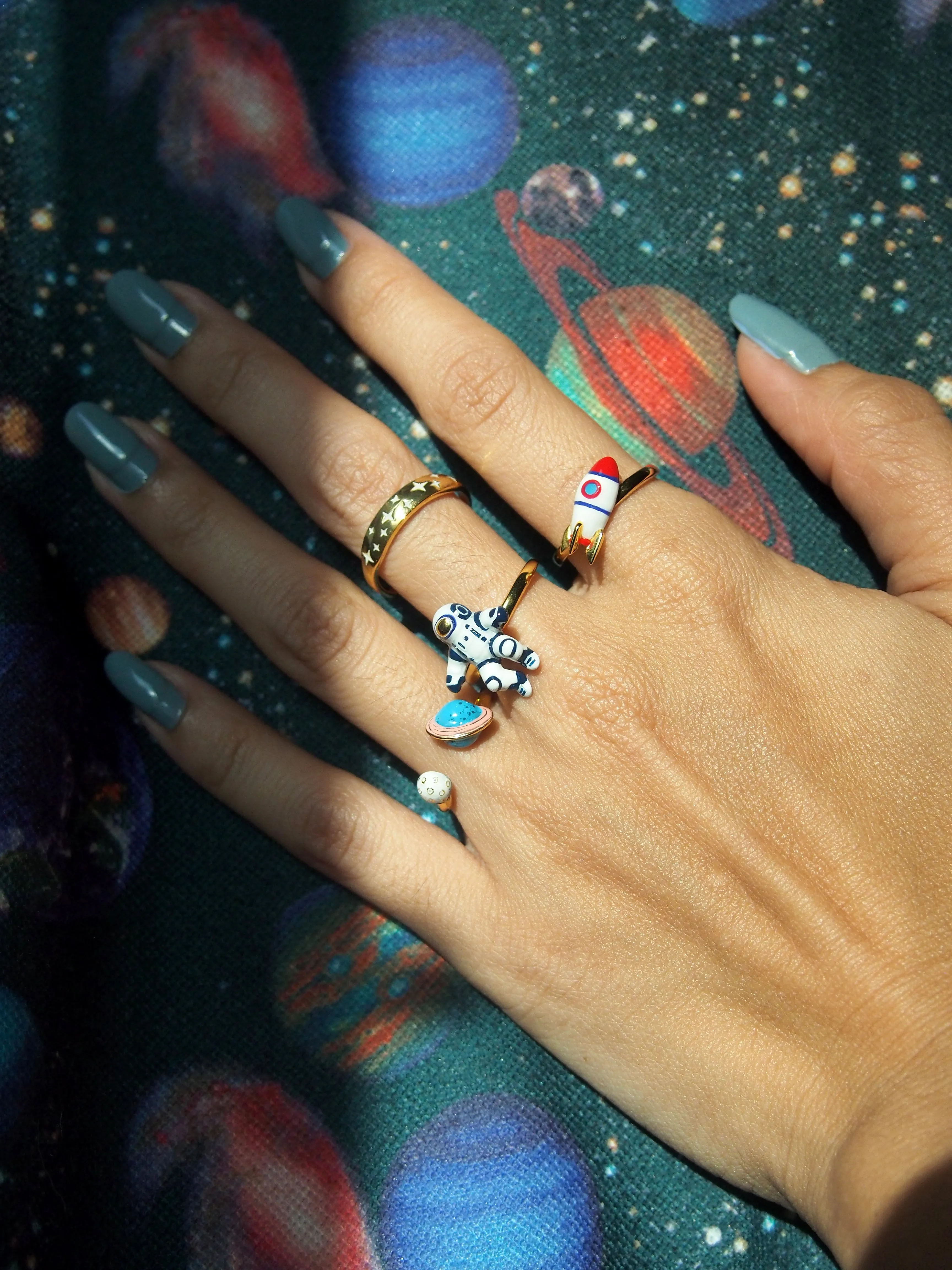 Space Walker Stacking Ring | Happy Story