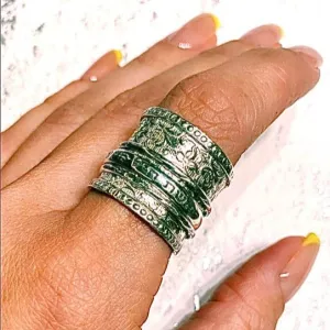 Spinner rings for woman Hebrew