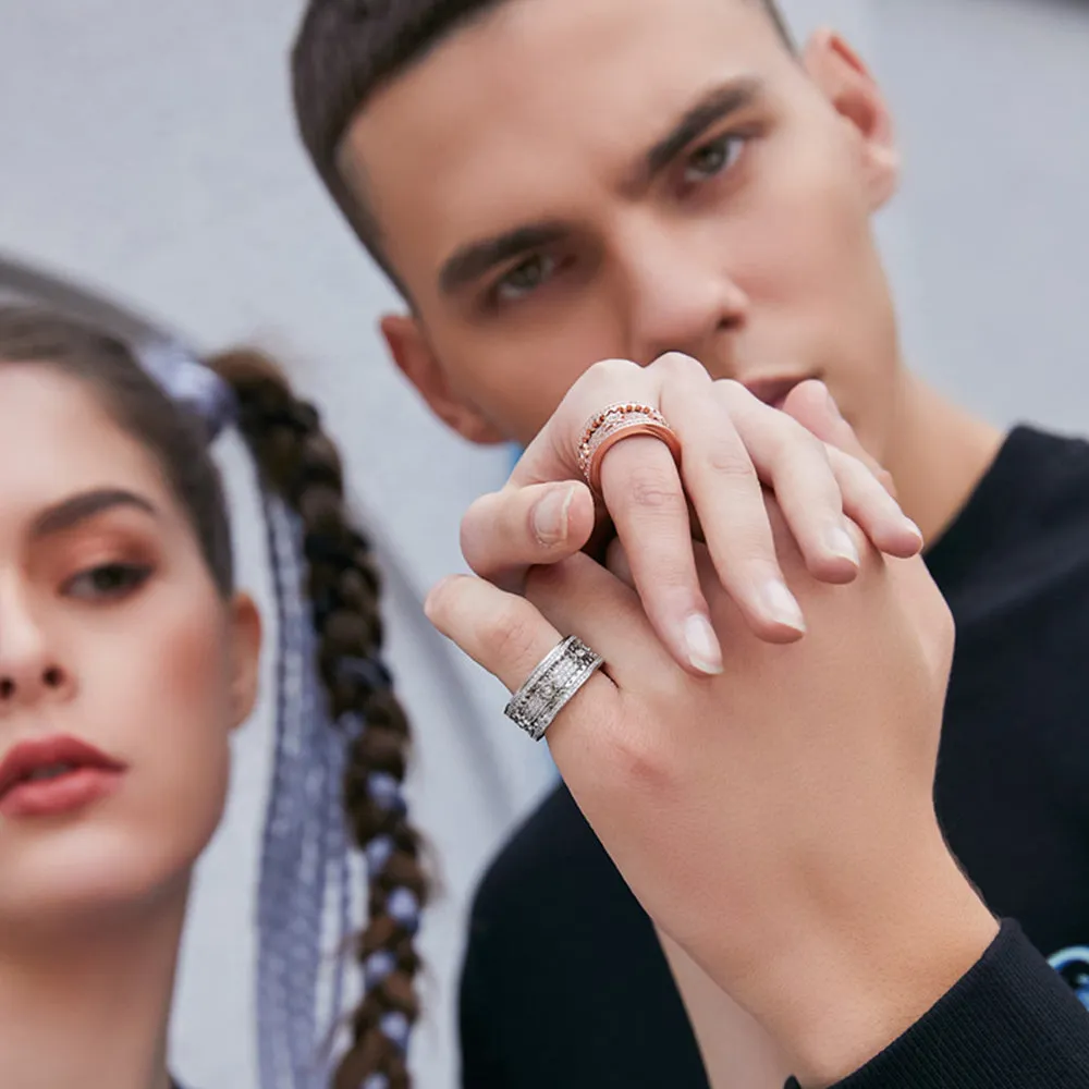 Spinning Gear Diamond Ring