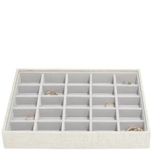 Stackers Classic Jewellery Box (Small Trinket Layer) - Linen Oatmeal