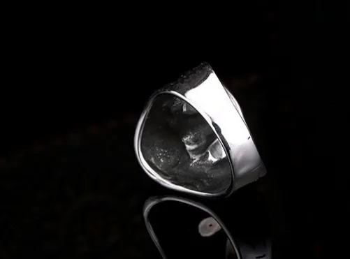 Stainless Steel Death Hell Skull Rings