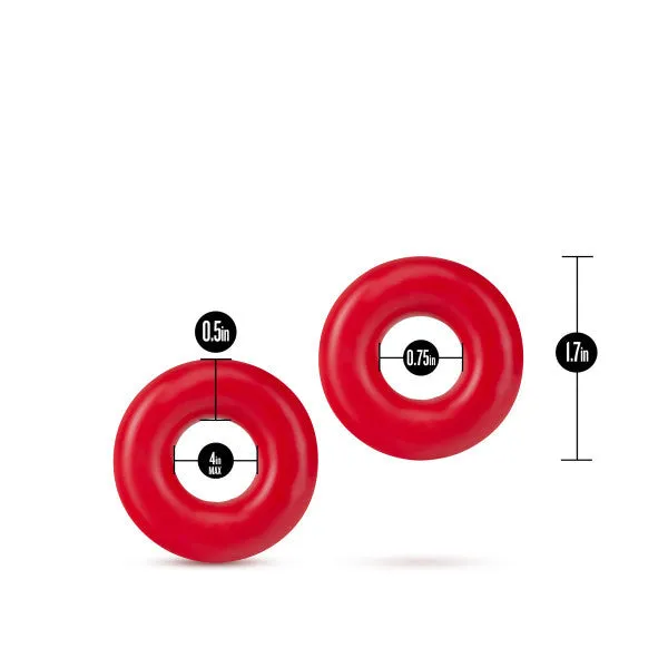 Stay  - Donut Rings Oversized - Red